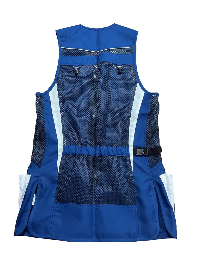 Tagami Right Handed Blue and White Clay Shooting Vest